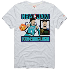 NBA LaMelo Ball Charlotte Hornets Homage Unisex NBA Jam Tri-Blend T-Shirt