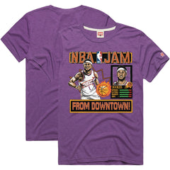 NBA Devin Booker Phoenix Suns Homage Unisex NBA Jam Tri-Blend T-Shirt
