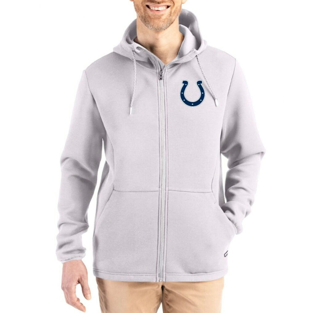 Cutter & Buck Roam Epic Comfort Recycled Full-Zip Hoodie Jacket - Indianapolis Colts