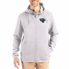 Cutter & Buck Roam Epic Comfort Recycled Full-Zip Hoodie Jacket - Jacksonville Jaguars