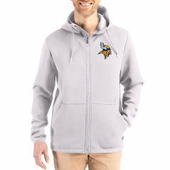 Cutter & Buck Roam Epic Comfort Recycled Full-Zip Hoodie Jacket - Minnesota Vikings