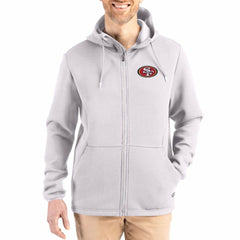 Cutter & Buck Roam Epic Comfort Recycled Full-Zip Hoodie Jacket - San Francisco 49ers
