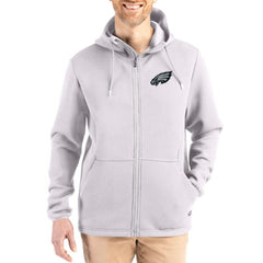 Cutter & Buck Roam Epic Comfort Recycled Full-Zip Hoodie Jacket - Philadelphia Eagles