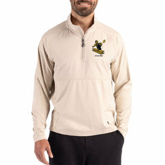 Cutter & Buck Adapt Eco Knit Hybrid Recycled Quarter-Zip Jacket - Pittsburgh Steelers