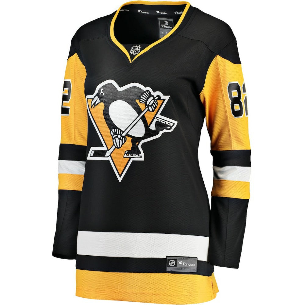 NHL Black Caleb Jones Pittsburgh Penguins Fanatics Women's Home Breakaway Jersey
