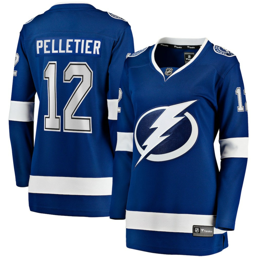 NHL Blue Jakob Pelletier Tampa Bay Lightning Fanatics Women's Home Breakaway Jersey