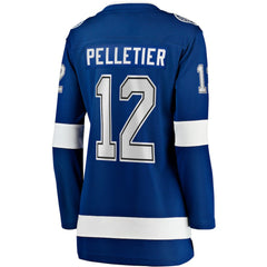 NHL Blue Jakob Pelletier Tampa Bay Lightning Fanatics Women's Home Breakaway Jersey