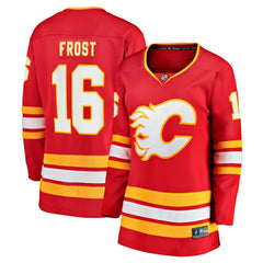 NHL Red Morgan Frost Calgary Flames Fanatics Women's Home Breakaway Jersey