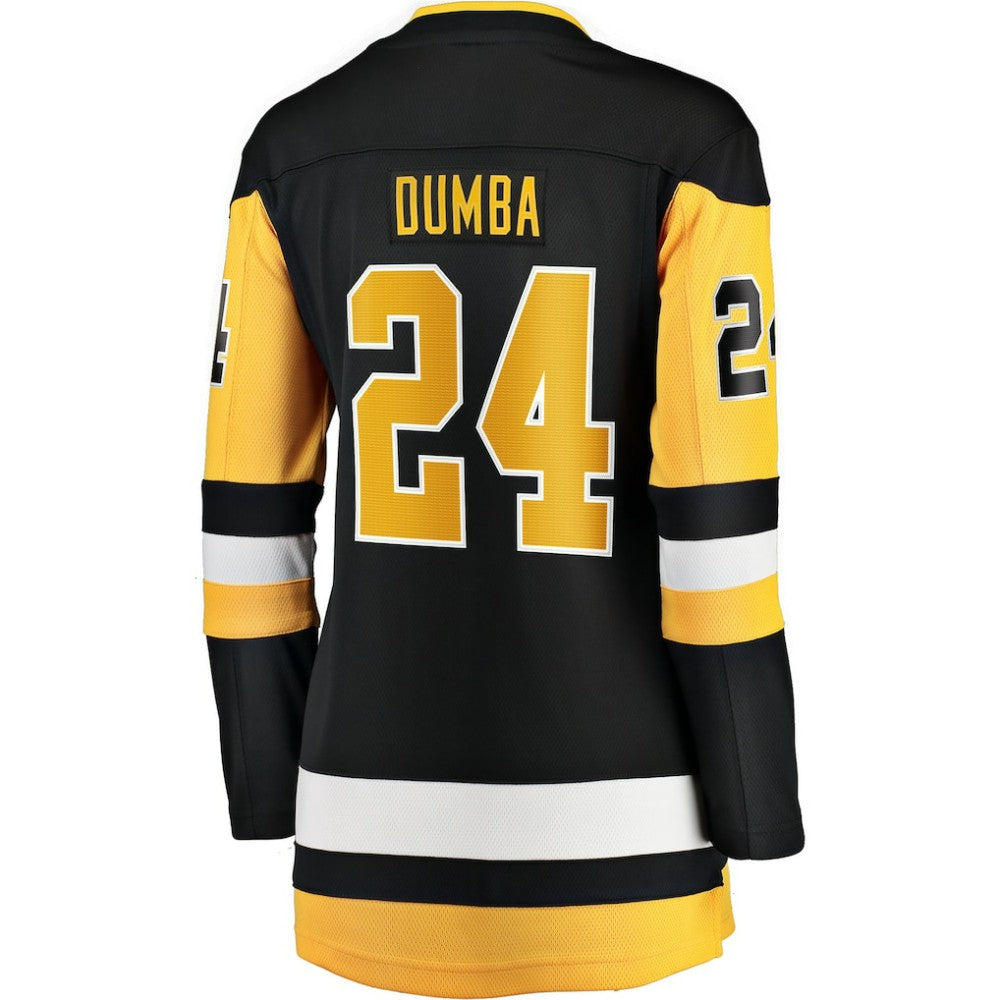 NHL Black Matt Dumba Pittsburgh Penguins Fanatics Women's Home Breakaway Jersey