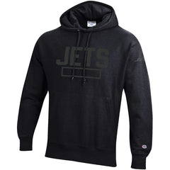 Tonal Reverse Weave Fleece Hoodie - New York Jets