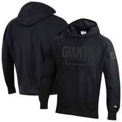 Tonal Reverse Weave Fleece Hoodie - New York Giants