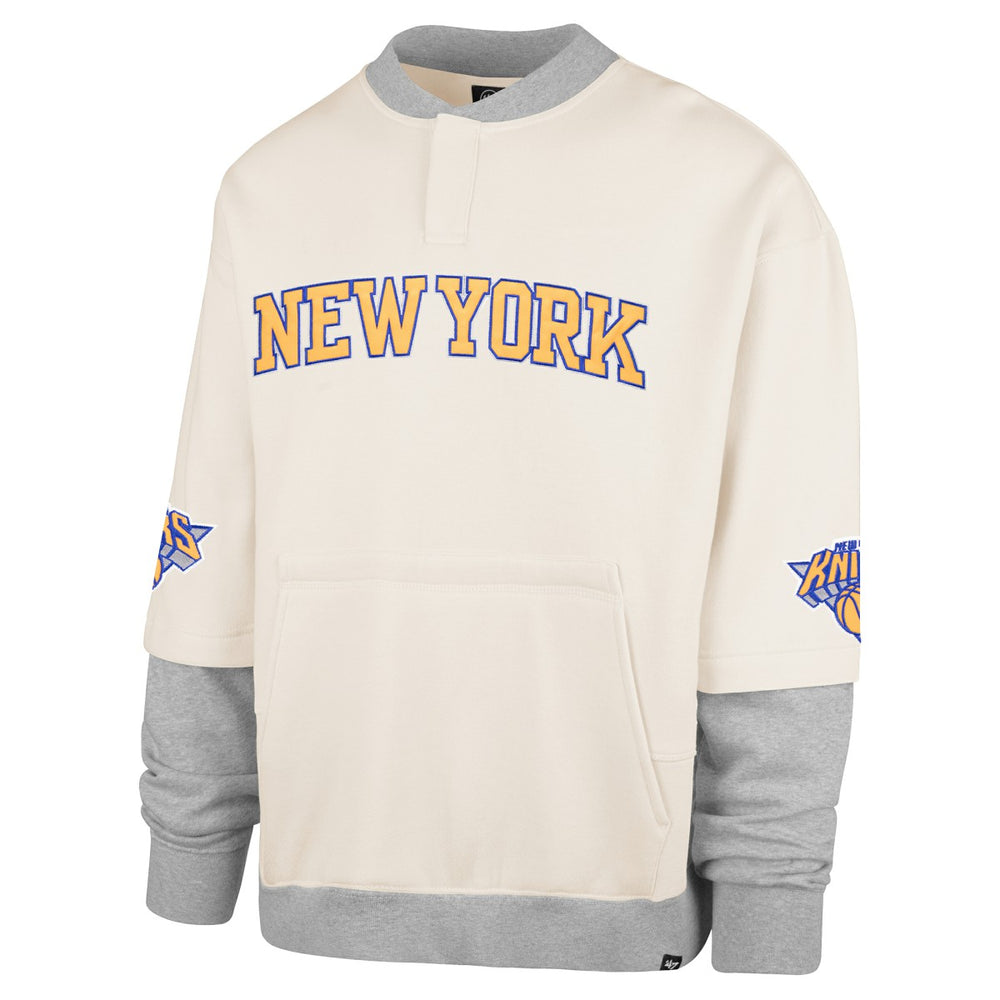 NBA New York Knicks '47 Crossover Collection Trifecta Double Layered Fleece Sweatshirt