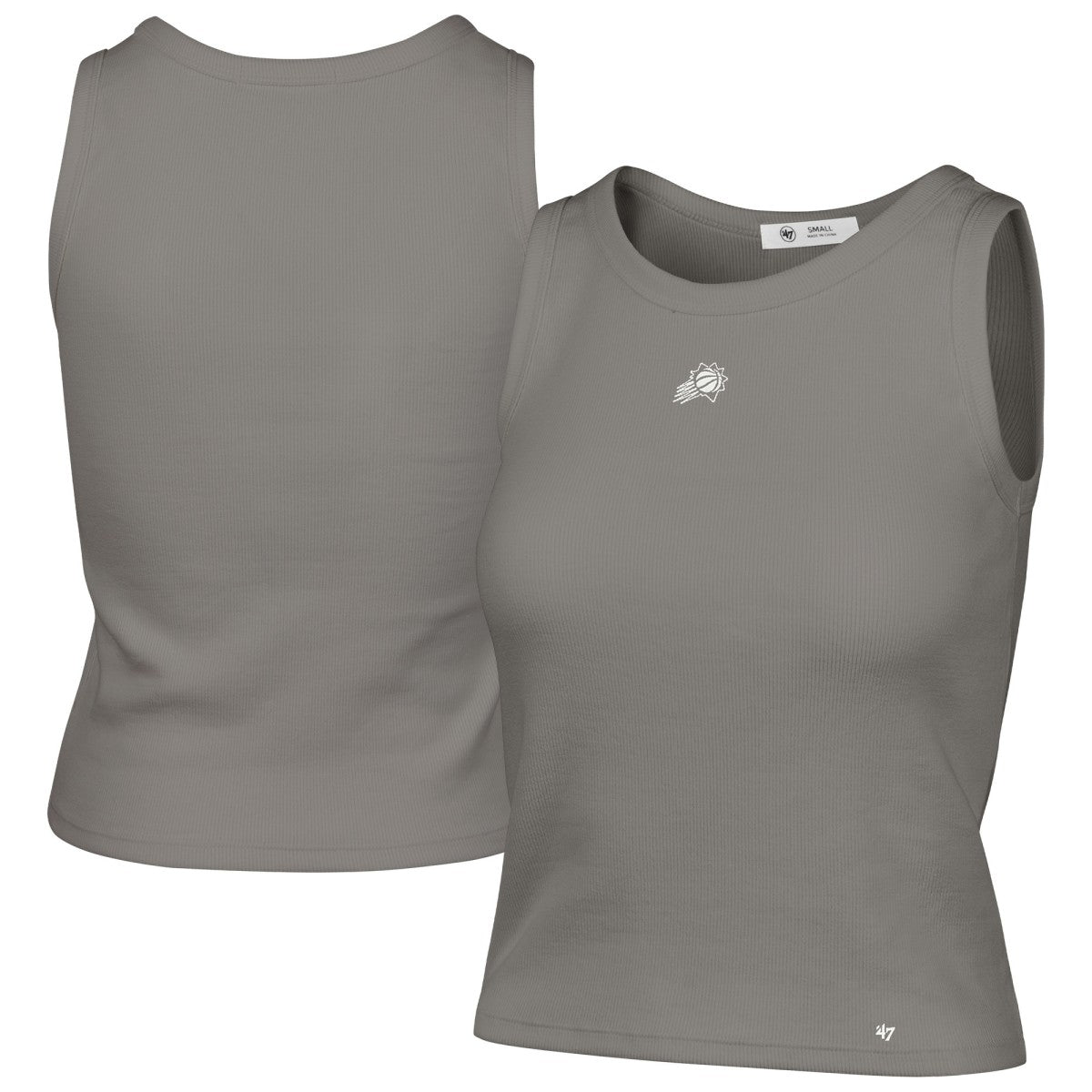 NBA Phoenix Suns '47 Women's Cropped Skyhook Baby Rib Tank