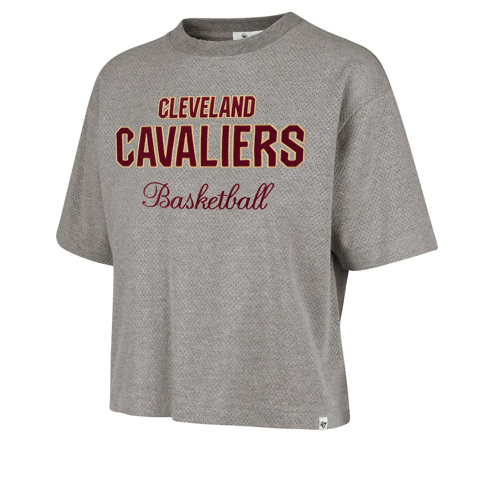 NBA Cleveland Cavaliers '47 Women's Pivot Drop Needle Cropped T-Shirt sale
