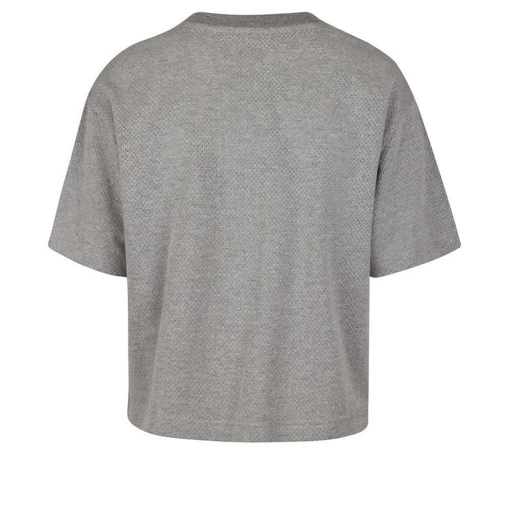 NBA New York Knicks '47 Women's Pivot Drop Needle Cropped T-Shirt