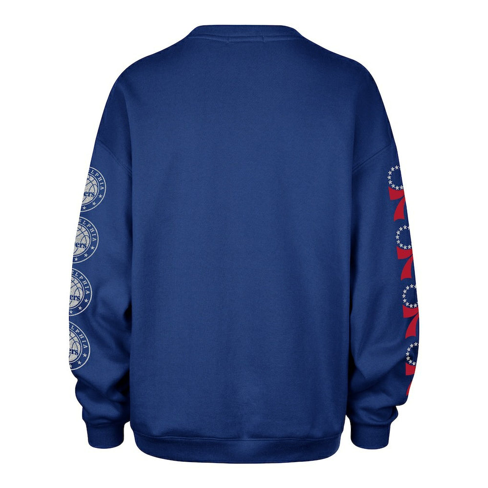 NBA Philadelphia 76ers '47 Women's Go Big Oversized Sweatshirt
