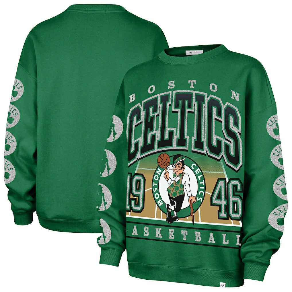 NBA Boston Celtics '47 Women's Go Big Oversized Sweatshirt