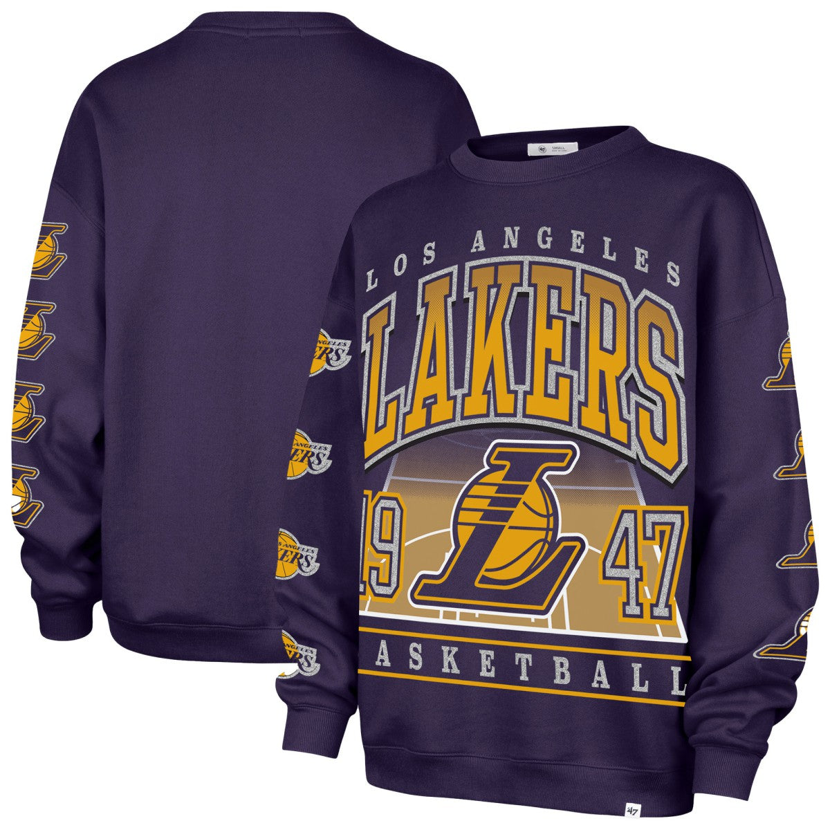 NBA Los Angeles Lakers '47 Women's Go Big Oversized Sweatshirt