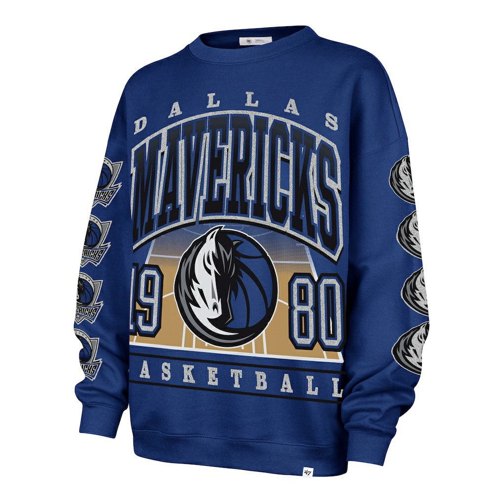 NBA Dallas Mavericks '47 Women's Go Big Oversized Sweatshirt sale