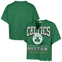 NBA Boston Celtics '47 Women's Elation Oversized Notch Neck T-Shirt