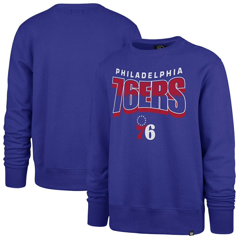 NBA Philadelphia 76ers '47 Unisex Brush By Headline Crewneck Sweatshirt