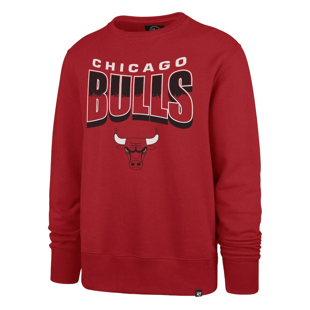 NBA Chicago Bulls '47 Unisex Brush By Headline Crewneck Sweatshirt