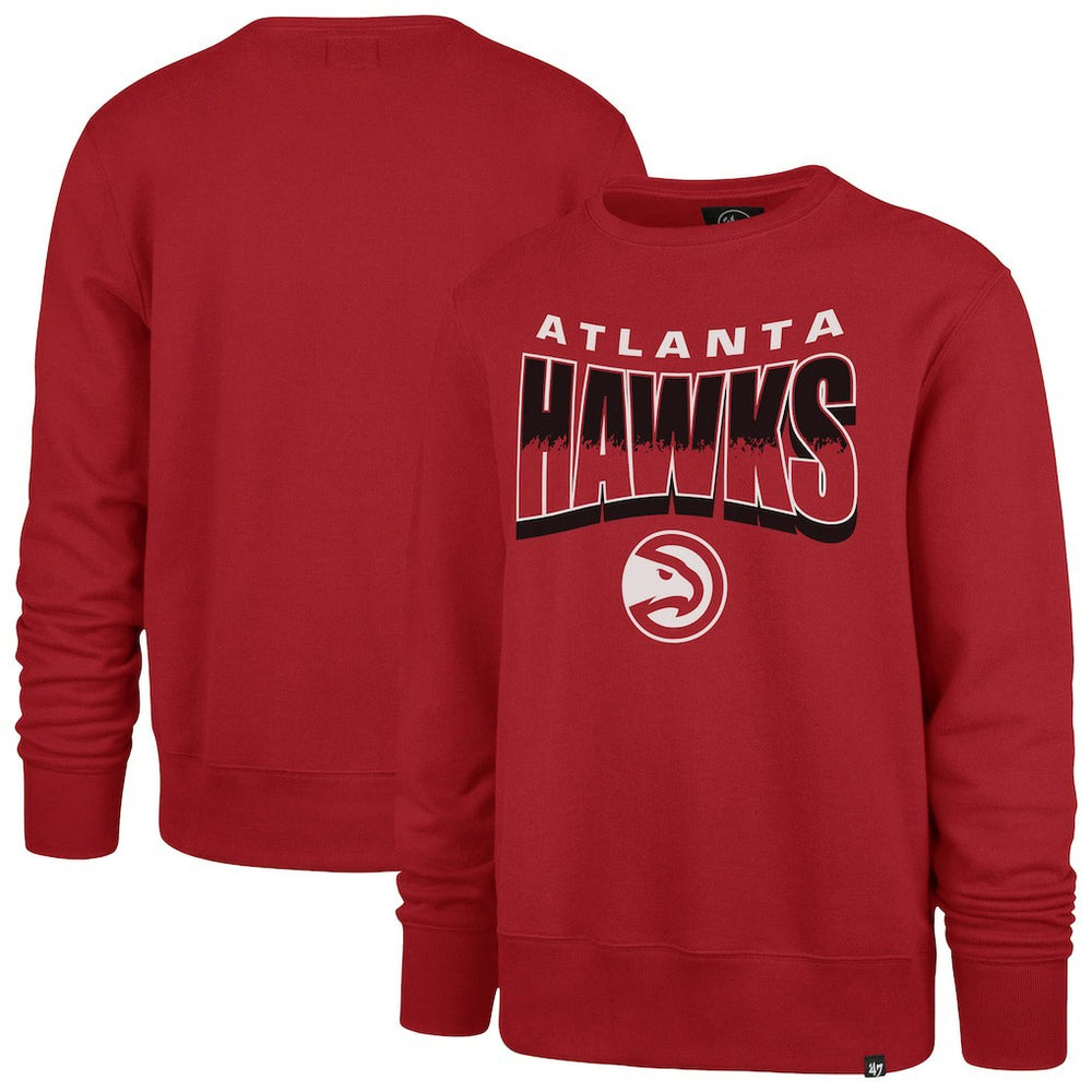 NBA Atlanta Hawks '47 Unisex Brush By Headline Crewneck Sweatshirt