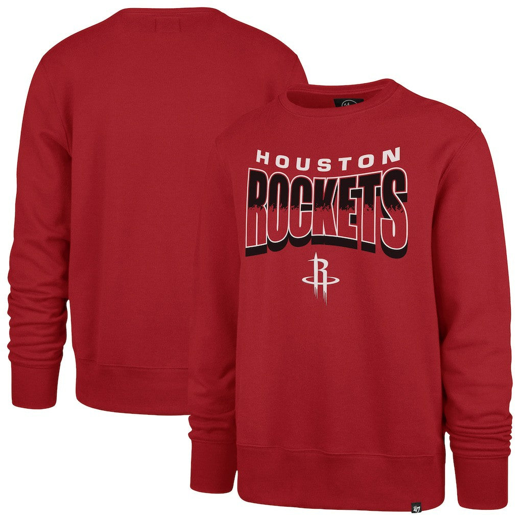 NBA Houston Rockets '47 Unisex Brush By Headline Crewneck Sweatshirt sale