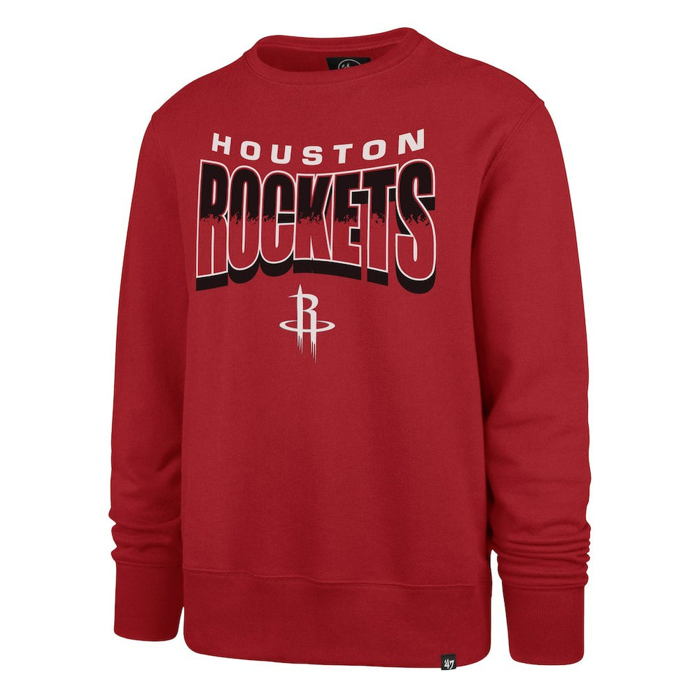 NBA Houston Rockets '47 Unisex Brush By Headline Crewneck Sweatshirt sale