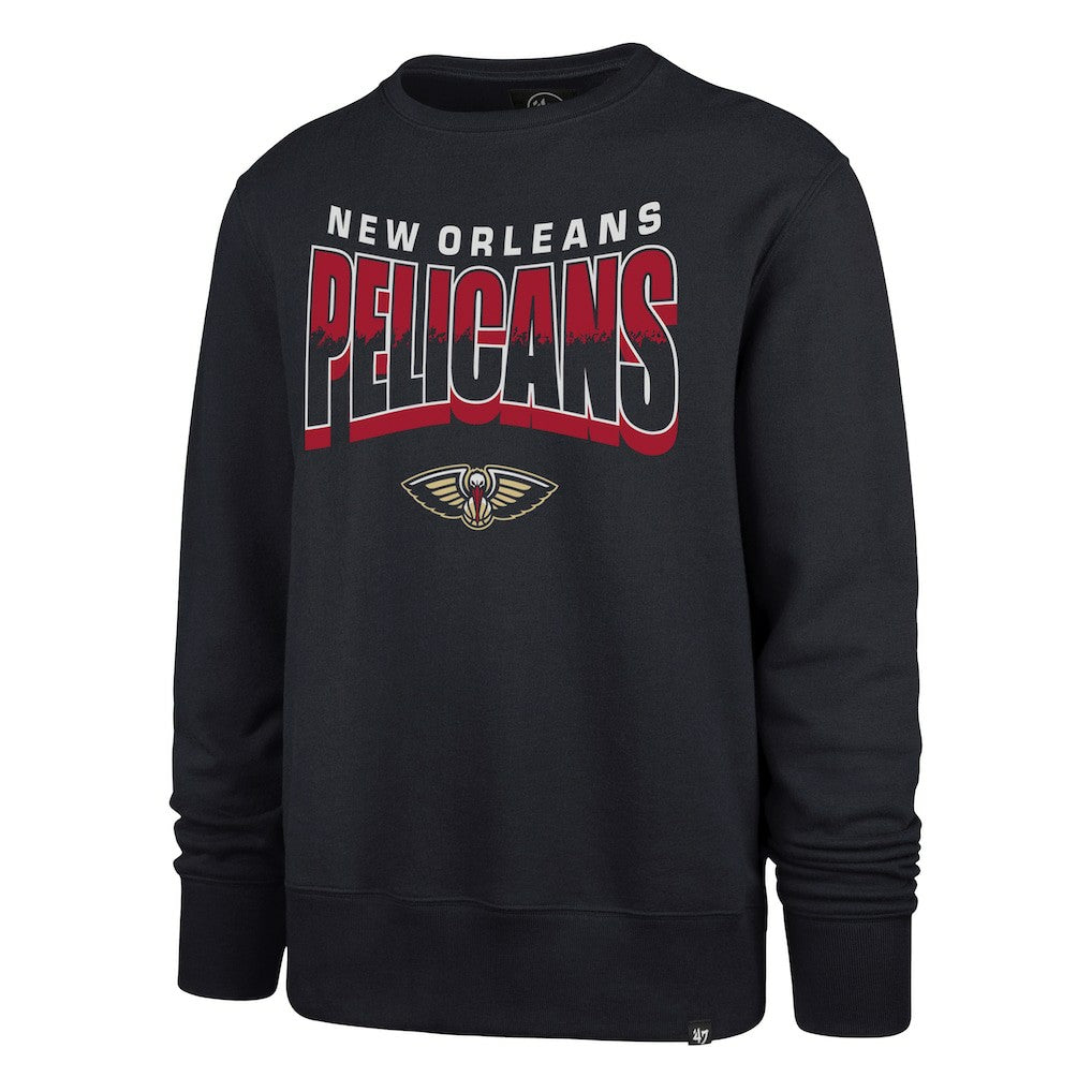 NBA New Orleans Pelicans '47 Unisex Brush By Headline Crewneck Sweatshirt