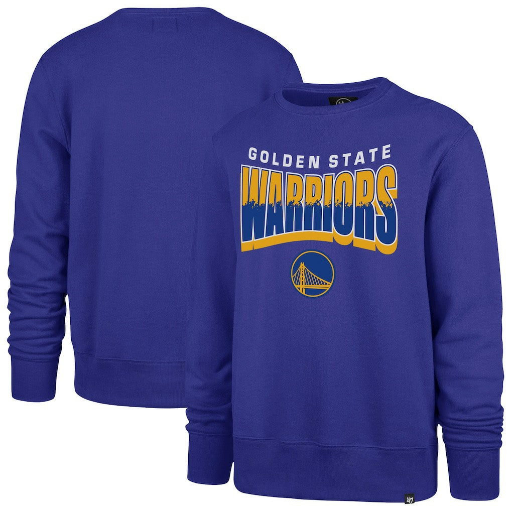 NBA Golden State Warriors '47 Unisex Brush By Headline Crewneck Sweatshirt sale