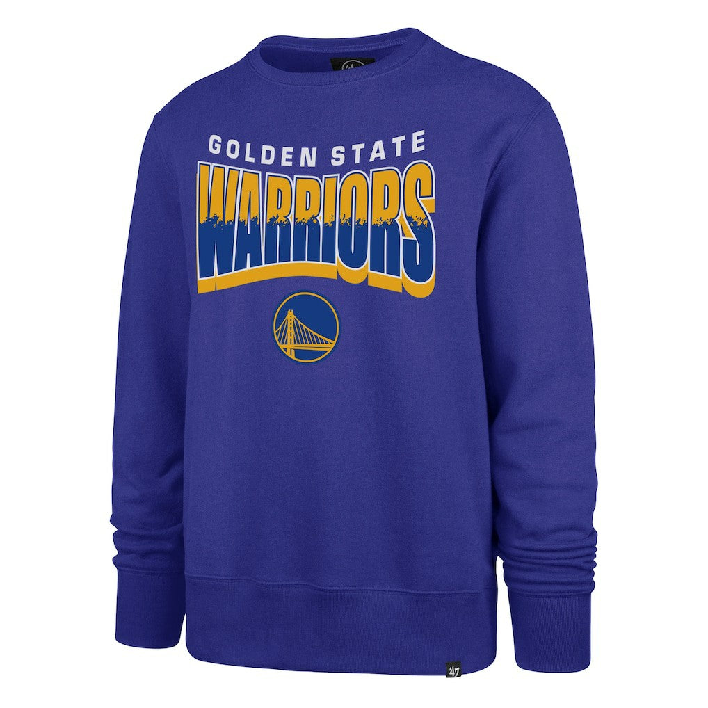 NBA Golden State Warriors '47 Unisex Brush By Headline Crewneck Sweatshirt sale