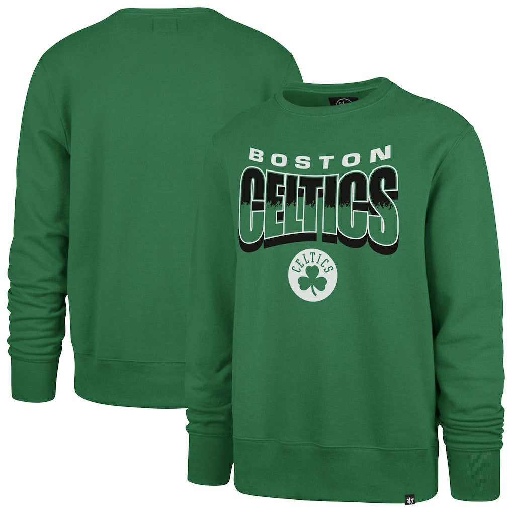 NBA Boston Celtics '47 Unisex Brush By Headline Crewneck Sweatshirt