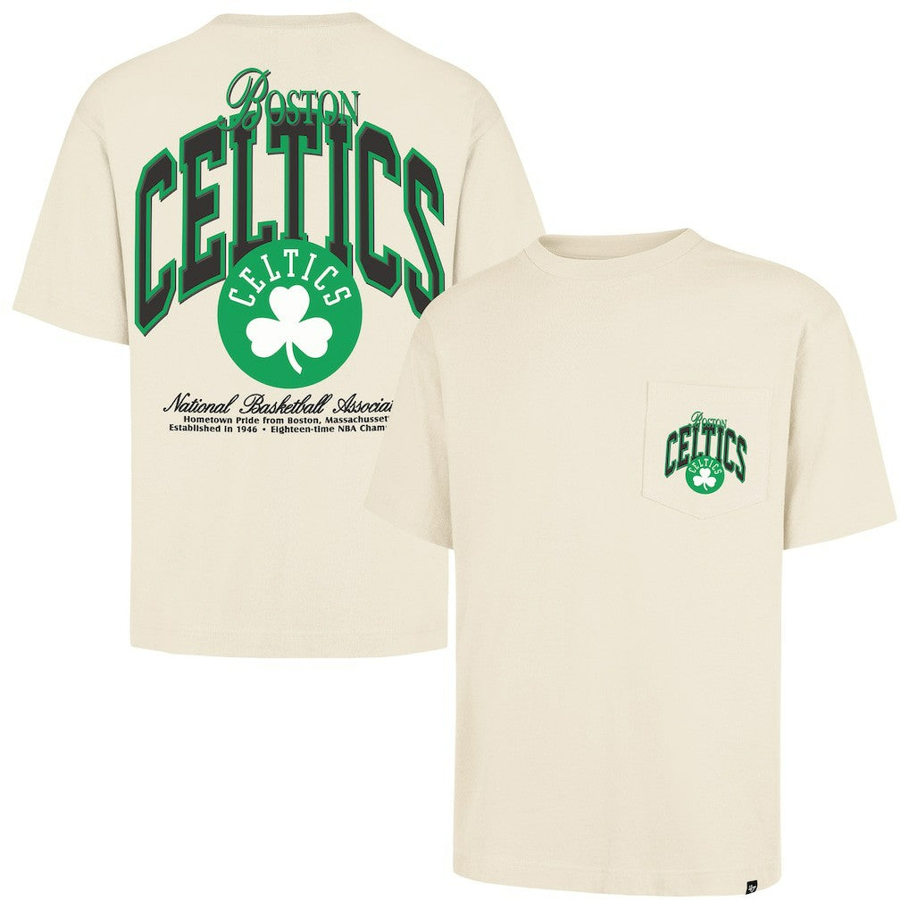 NBA Boston Celtics '47 Unisex Crossover Collection Foundation Pocket T-Shirt