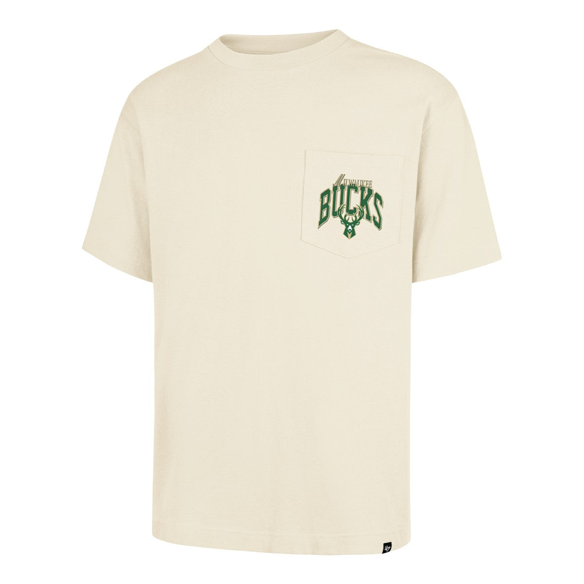NBA Milwaukee Bucks '47 Unisex Crossover Collection Foundation Pocket T-Shirt