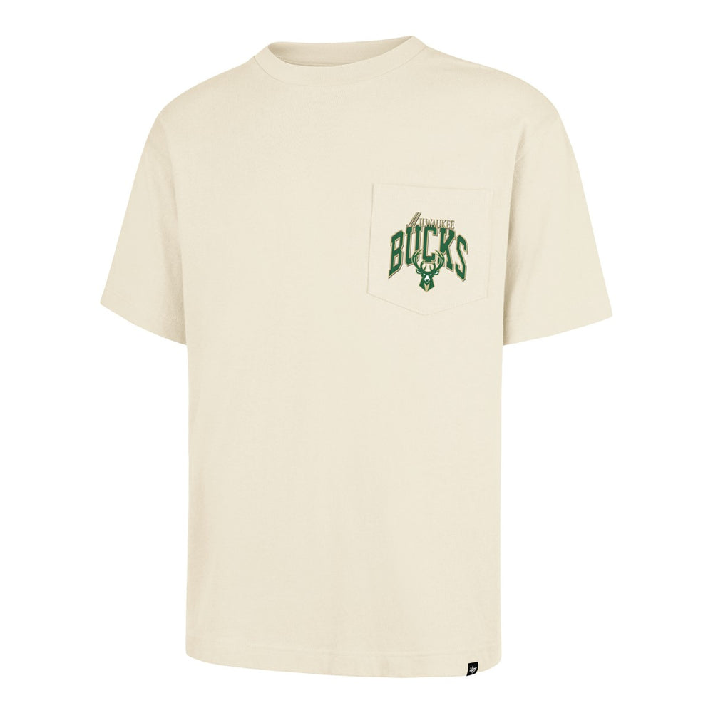 NBA Milwaukee Bucks '47 Unisex Crossover Collection Foundation Pocket T-Shirt