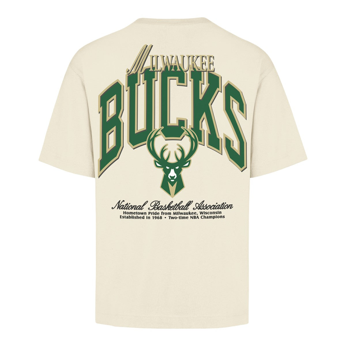 NBA Milwaukee Bucks '47 Unisex Crossover Collection Foundation Pocket T-Shirt