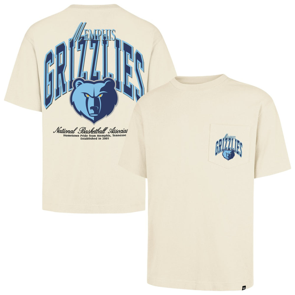 NBA Memphis Grizzlies '47 Unisex Crossover Collection Foundation Pocket T-Shirt