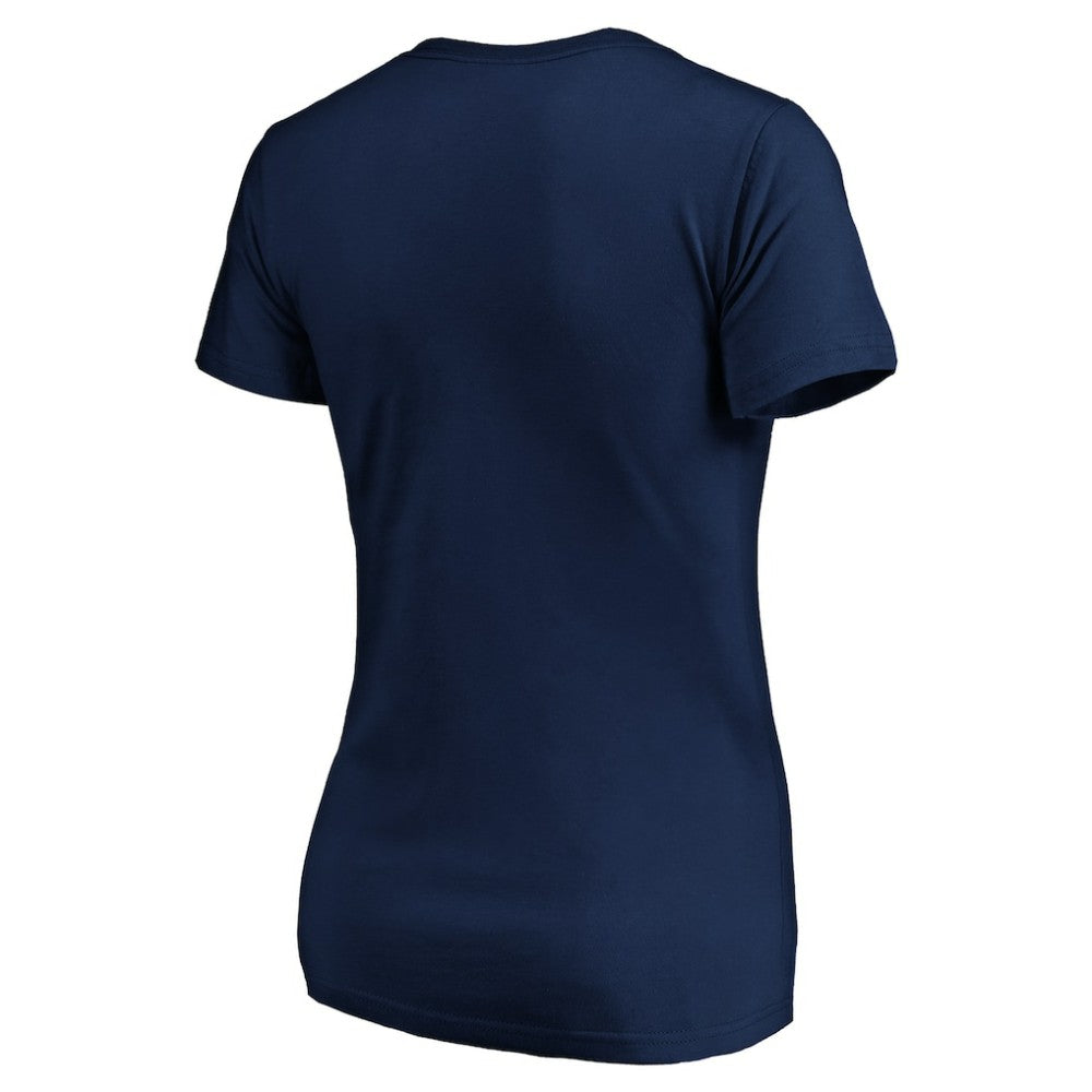 MLB Houston Astros Profile Women's Plus Size Wordmark V-Neck T-Shirt