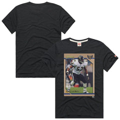 Ray Lewis  Homage Unisex NFL Topps Trading Card Tri-Blend T-Shirt - Baltimore Ravens