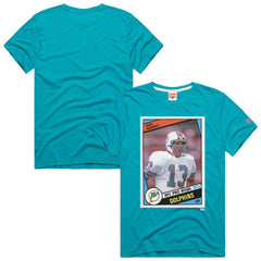 Dan Marino  Homage Unisex NFL Topps Trading Card Tri-Blend T-Shirt - Miami Dolphins