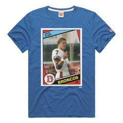John Elway  Homage Unisex NFL Topps Trading Card Tri-Blend T-Shirt - Denver Broncos