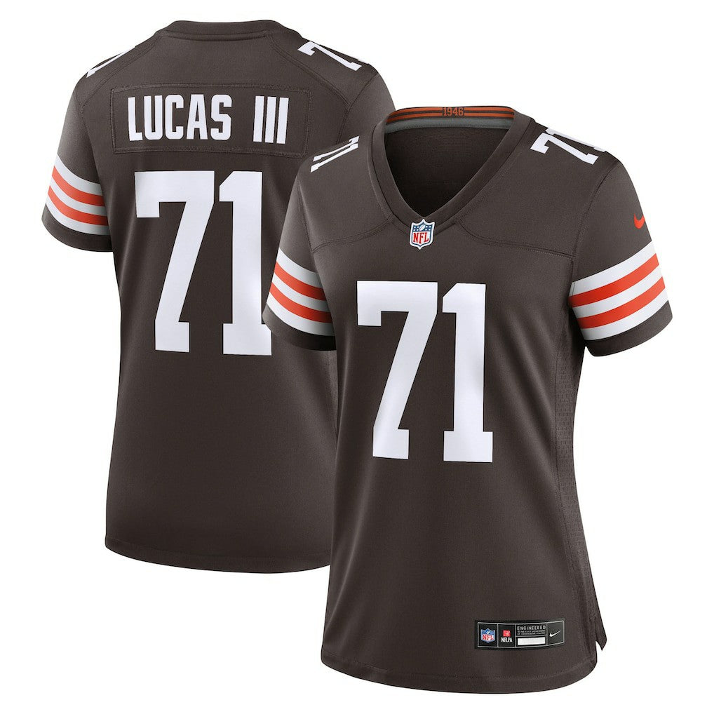 Cornelius Lucas  Women's Team Game Jersey - Cleveland Browns