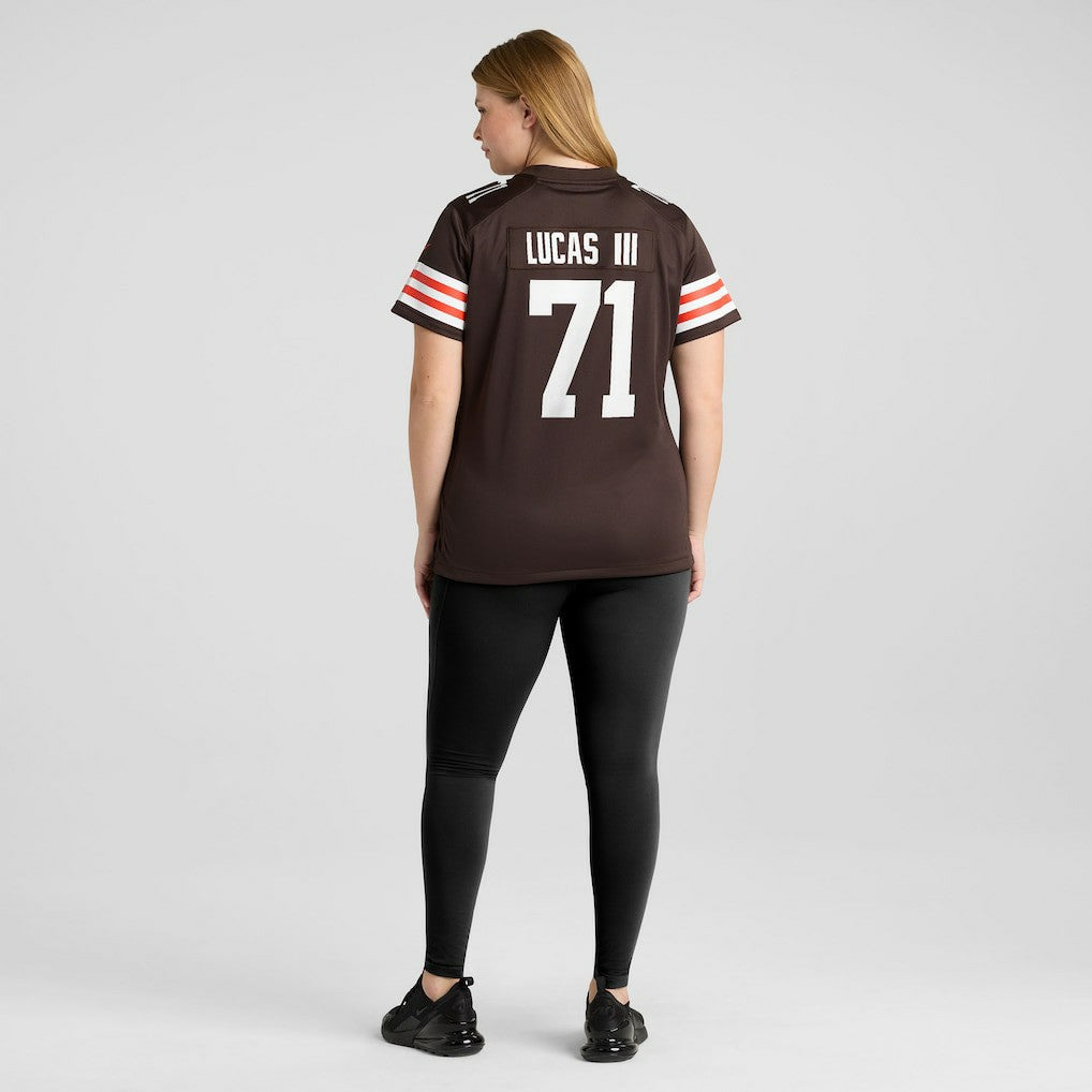 Cornelius Lucas  Women's Team Game Jersey - Cleveland Browns