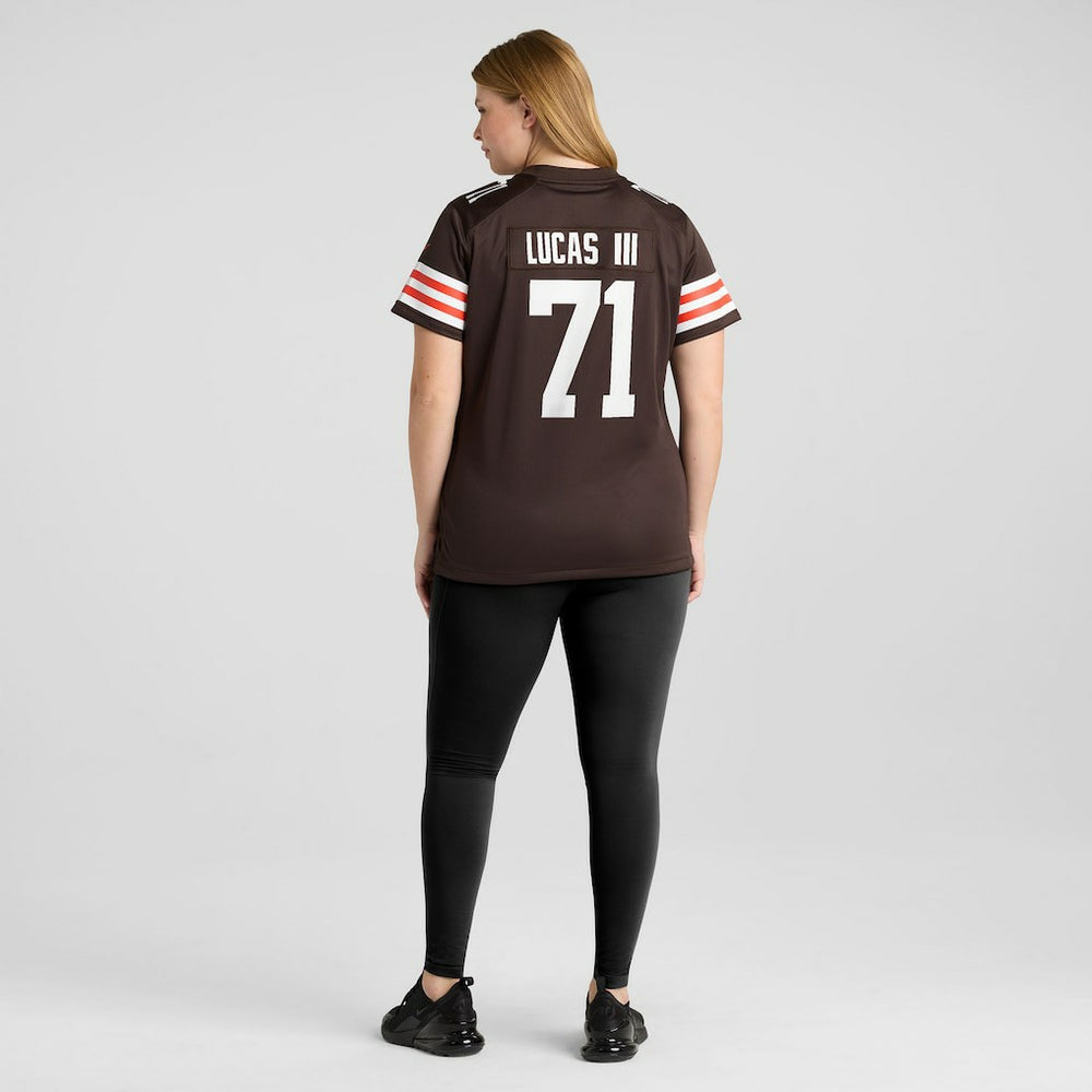 Cornelius Lucas  Women's Team Game Jersey - Cleveland Browns