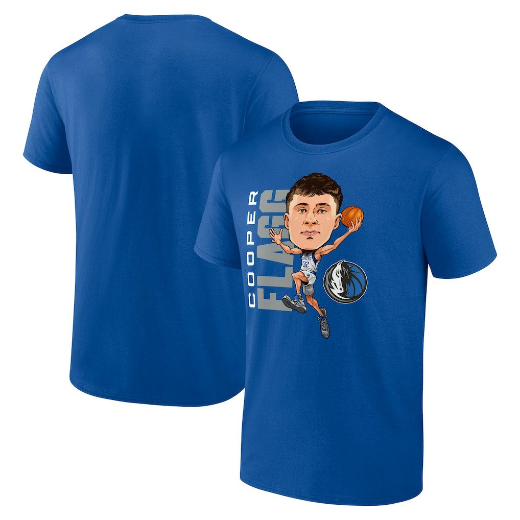 NBA Cooper Flagg Dallas Mavericks Caricature T-Shirt sale