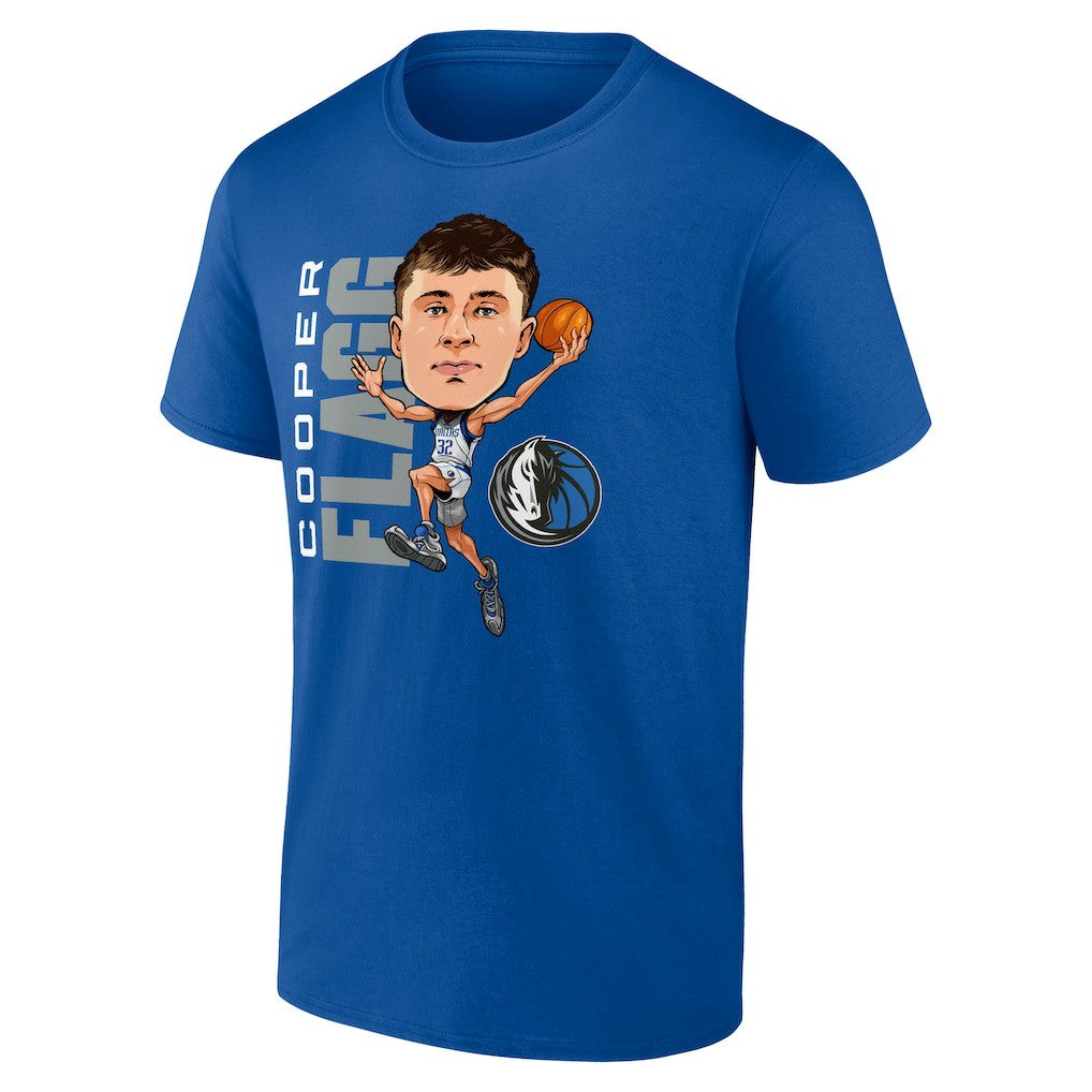 NBA Cooper Flagg Dallas Mavericks Caricature T-Shirt sale