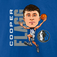 NBA Cooper Flagg Dallas Mavericks Caricature T-Shirt sale