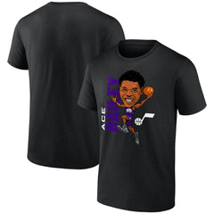 NBA Ace Bailey Utah Jazz Caricature T-Shirt