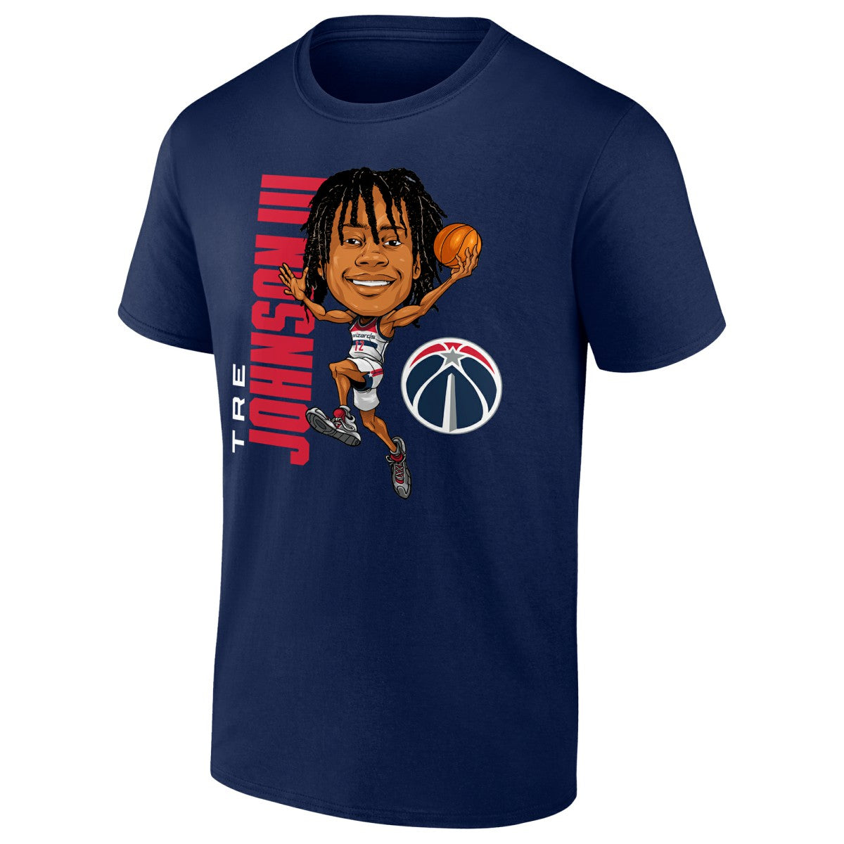 NBA Tre Johnson III Washington Wizards Caricature T-Shirt